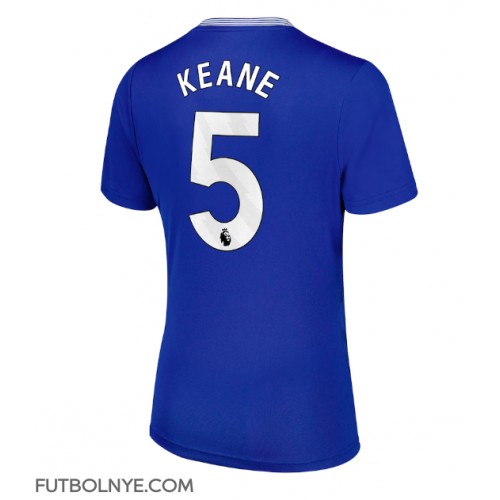 Camiseta Everton Michael Keane #5 Primera Equipación para mujer 2024-25 manga corta